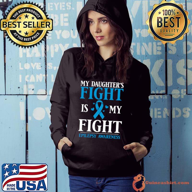 Epilepsy Awareness Purple Ribbon Bracelet Warrior T-Shirt Hoodie