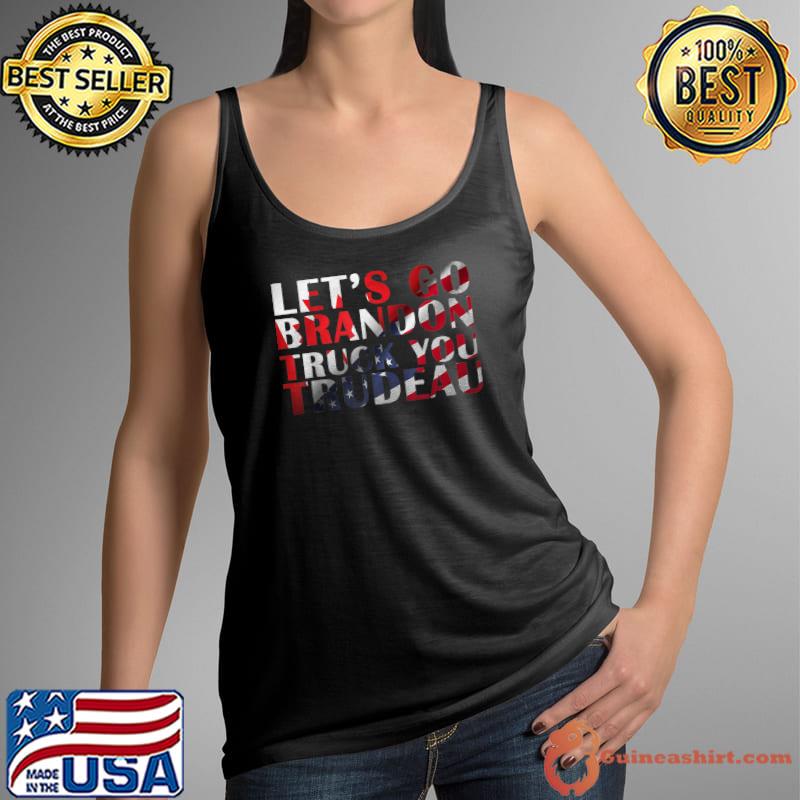 Funny Let's Go Truckers, Freedom Convoy I Support Truckers Freedom Premium T-Shirt Tank Top