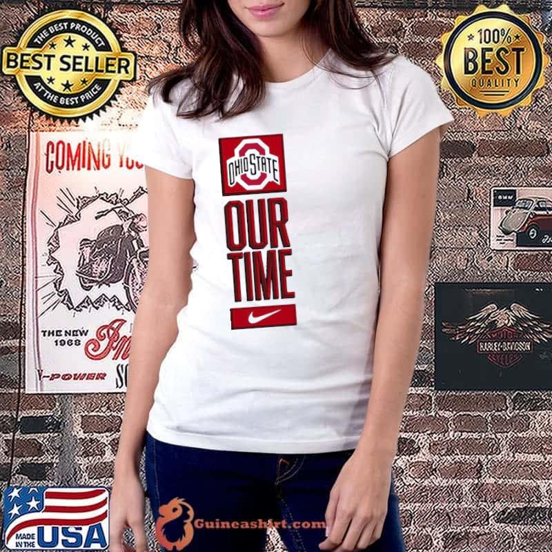 Funny Ohio State Buckeyes Logo Basketball Our Time 2020 Shirt Ladiestee