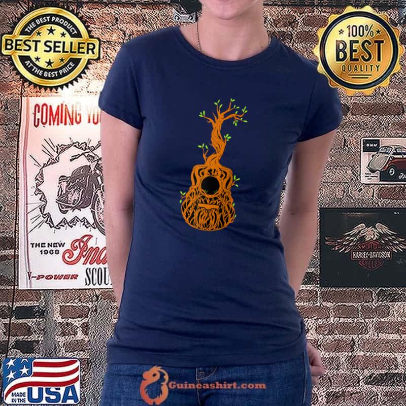 Guitar Nature Forest Music Acoustic Guitar Tree of Life T- Ladiestee