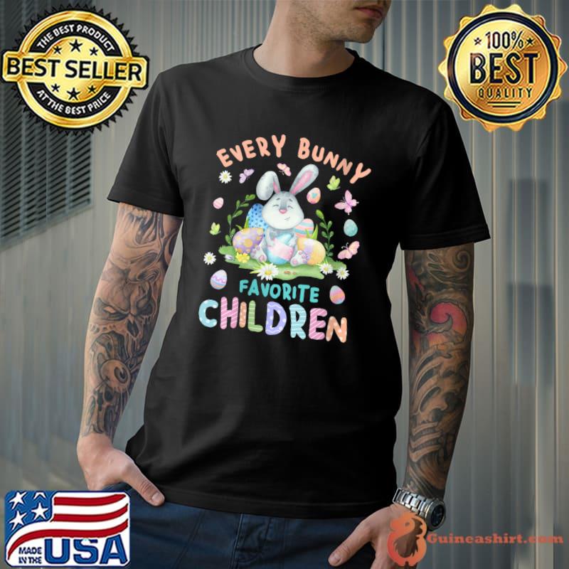 Happy Easter Every Bunny Is Favorite Children Matching Party T-shirt