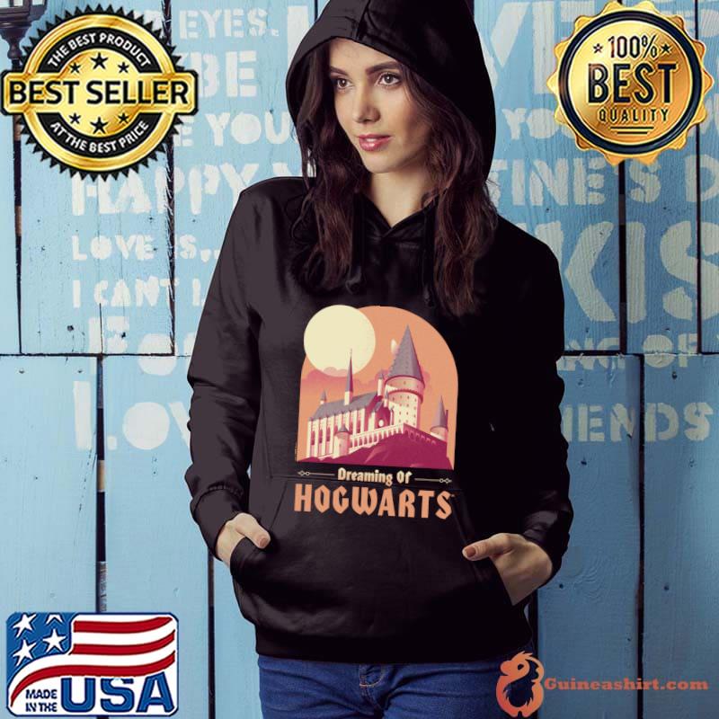 Harry Potter Deathly Hallows 2 Dreaming Of Hogwarts Poster T- Hoodie