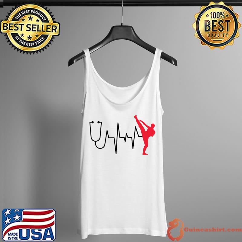 Heartline Sport Karate Do Martial Art Heart Life line T-Shirt Tank Top