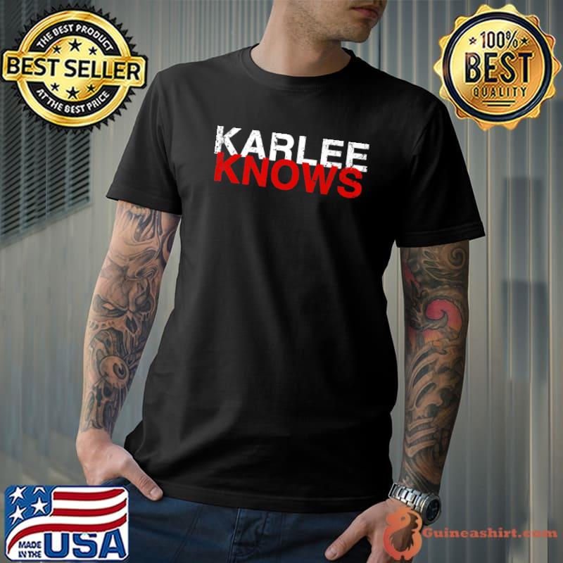 Karlee Knows Girls Softball Team Personalized Name Youth Premium T-Shirt