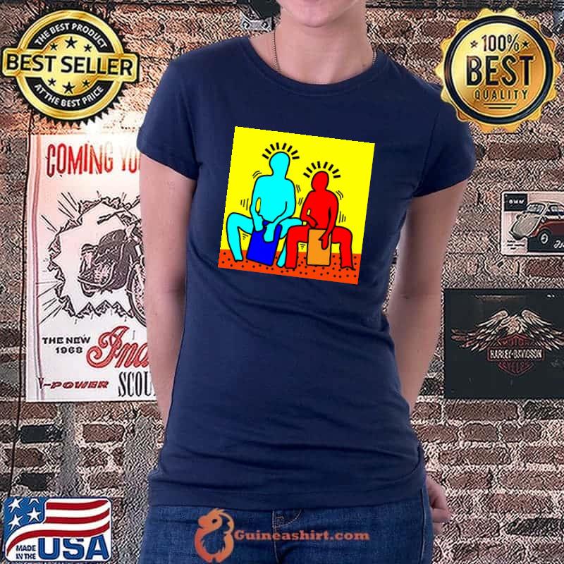 Keith haring percussionnistes pop art graphic street Ladiestee