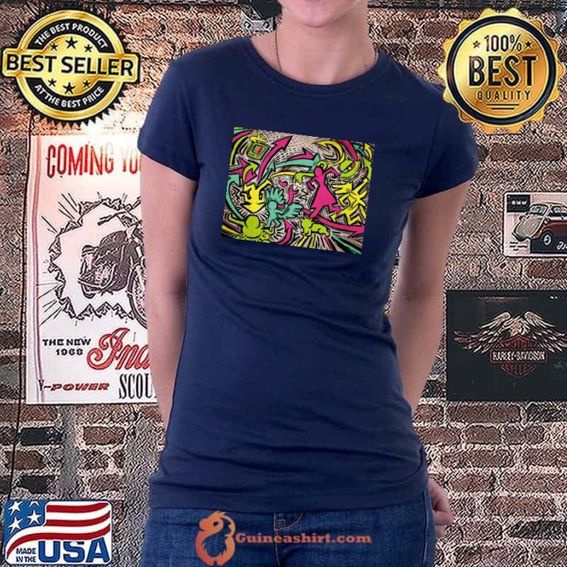 Keith haring tenue de chemise de rap Ladiestee