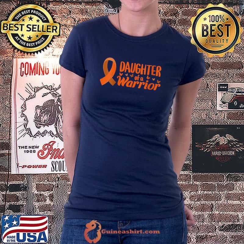 Kidney Cancer Awareness Month Memory Loss Orange Ribbon T-Shirt Ladiestee