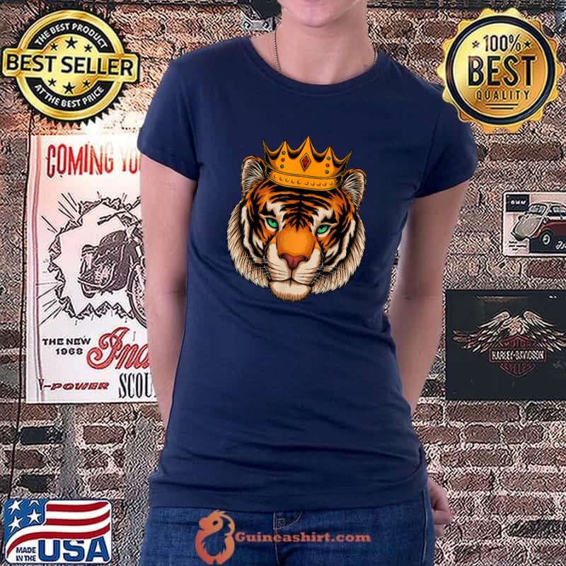 King Bengal Tiger Cat T-Shirt Ladiestee