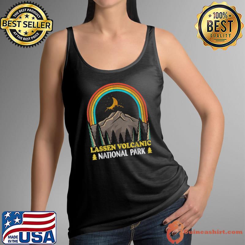 Lassen Volcanic National Park Vintage 70s 80s Camping T-Shirt Tank Top