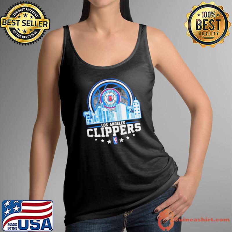 Los angeles clippers NBA city skyline Tank Top