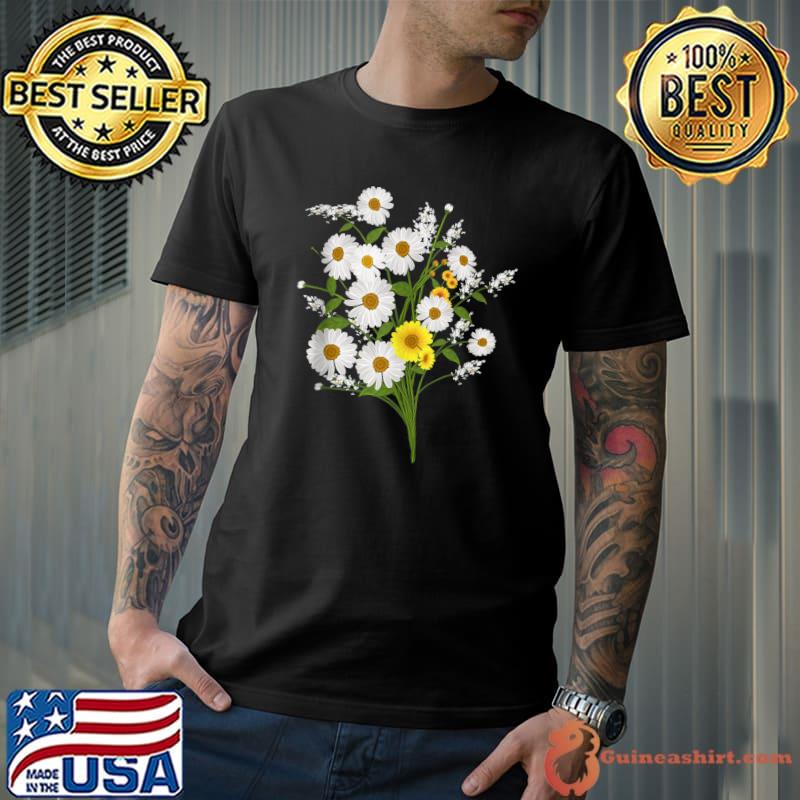 Marguerites Daisy Spring Flower Daisies Plant Gardening T-shirt