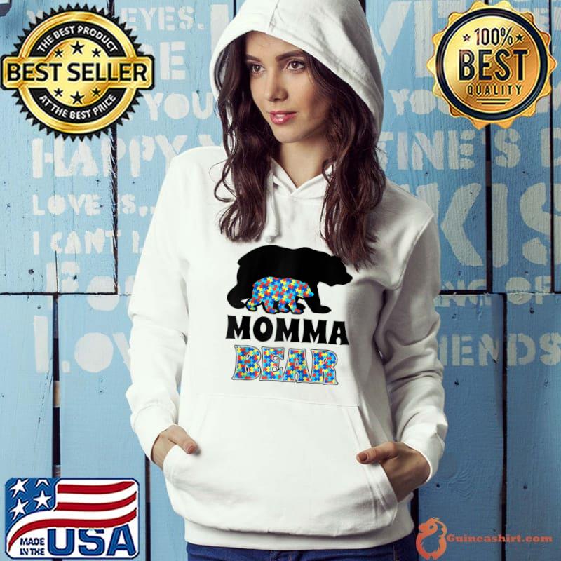 Momma Bear Autism Awareness T-Shirt