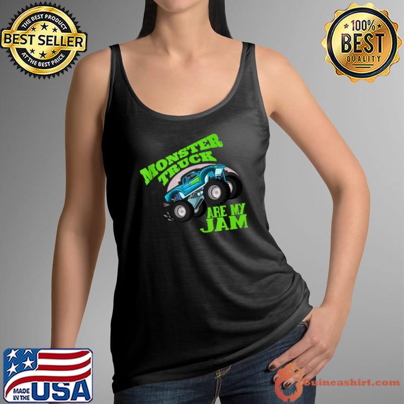 Monster Trucks Are My Jam Retro Vintage, Monster Trucks T- Tank Top