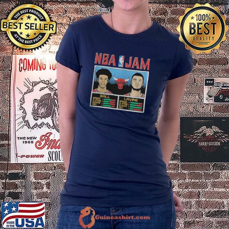 NBA jam bulls ball and lavine Ladiestee