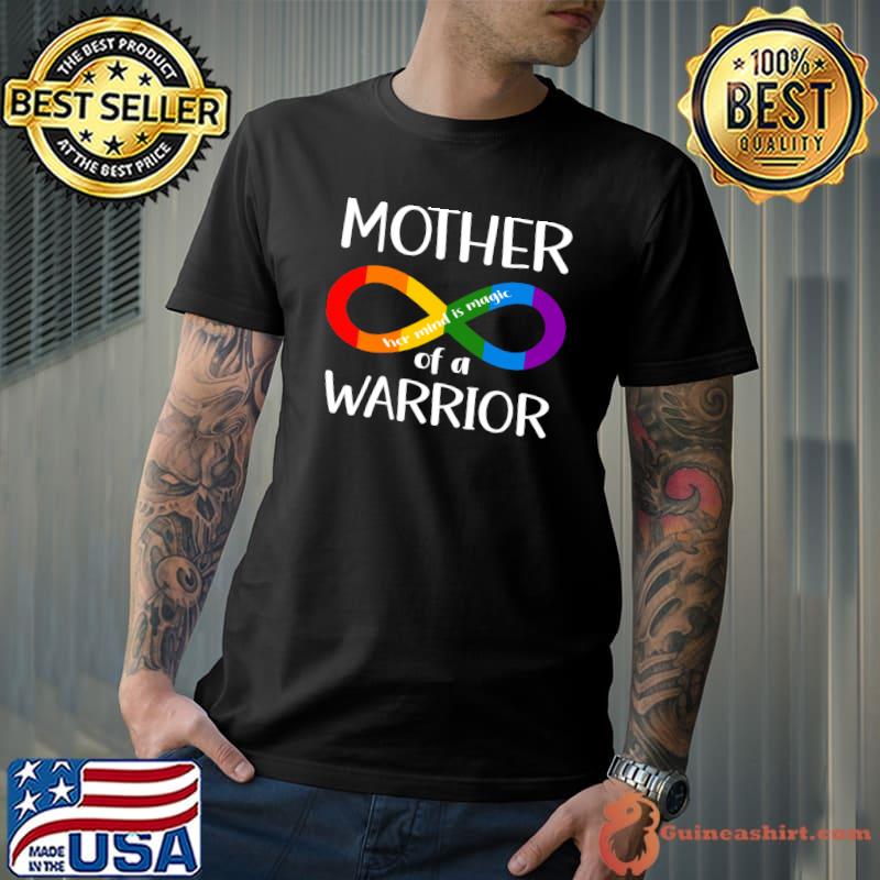 Official Autism Awareness Mother Of A Warrior T-shirt