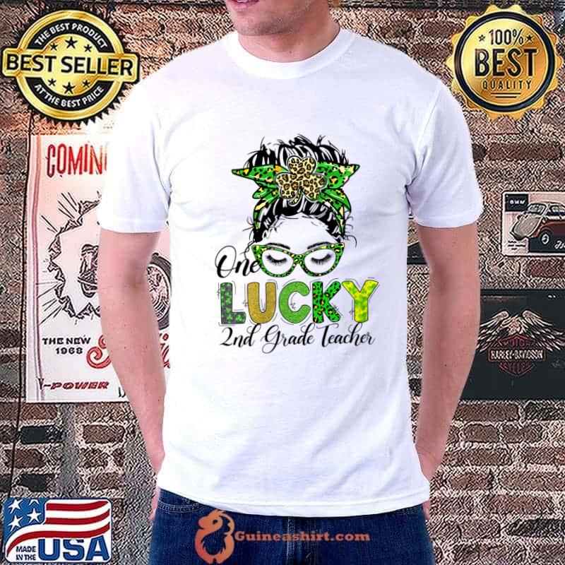 One Lucky 2nd Grade Teacher Happy St Patricks Day T- Unisex