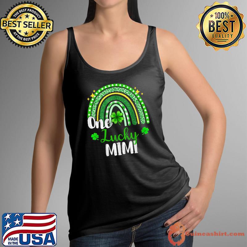 One Lucky Mimi St Patricks Day Funny Irish Shamrock T-Shirt Tank Top