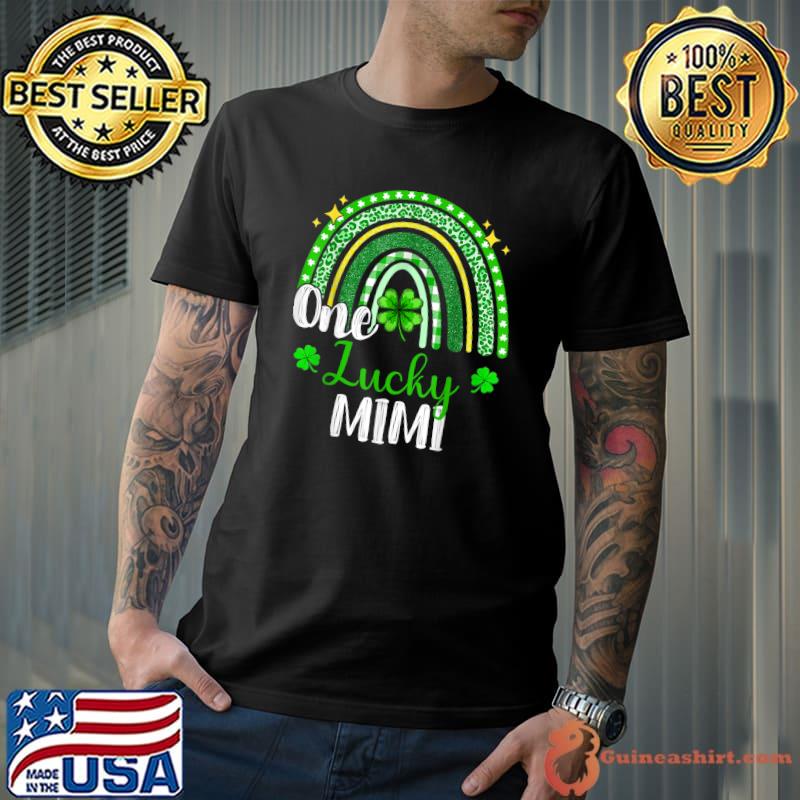 One Lucky Mimi St Patricks Day Funny Irish Shamrock T-Shirt