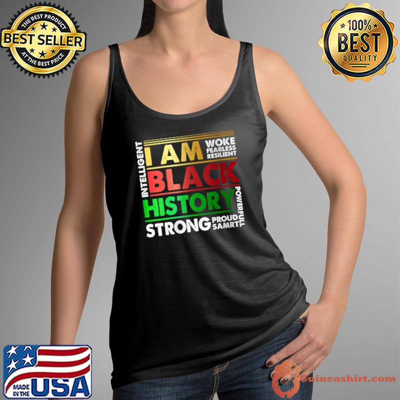 Original I'm Black History Black Pride Graphic Black Month T- Tank Top