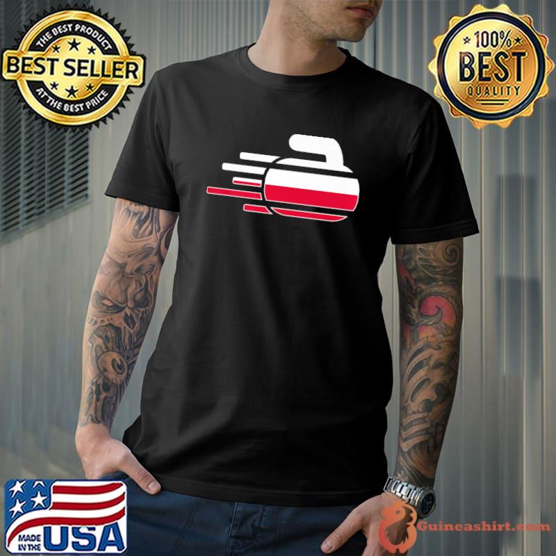 Poland Curling Team Fans Jersey Polish Curlers Winter Sports Premium T-Shirt