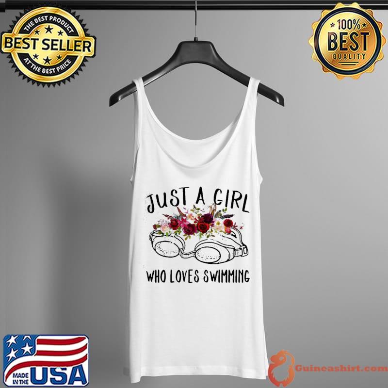 Premium Swimmer Just A Girl Who Loves Swimming Shirt Tank Top