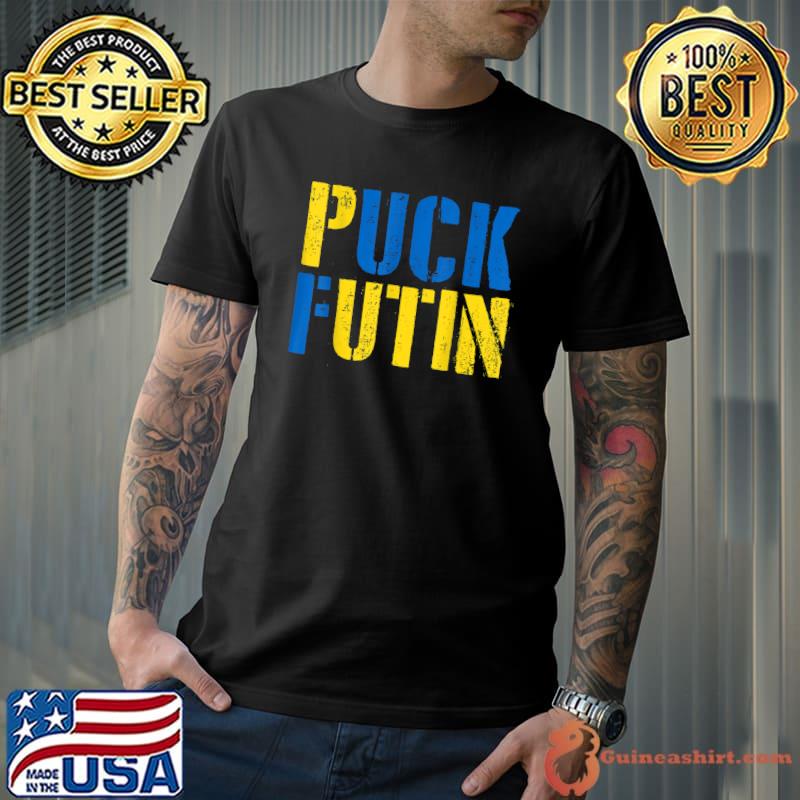 Puck Futin Meme I Stand With Ukraine Ukrainian Lover support T-Shirt
