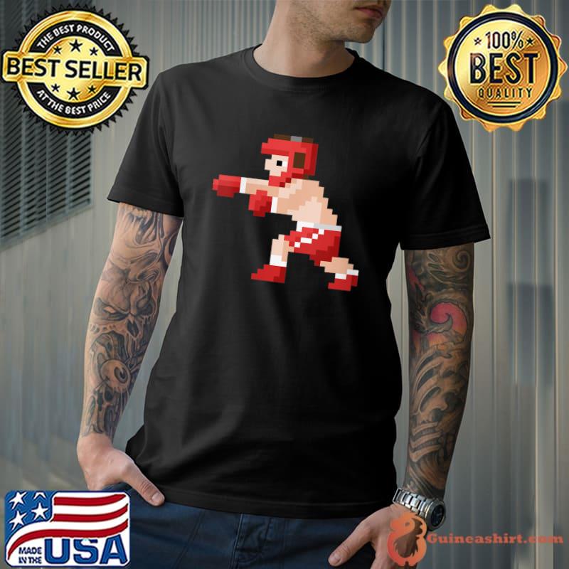Retro 80s Video Game Pixel Art Boxing Boxer T-shirt