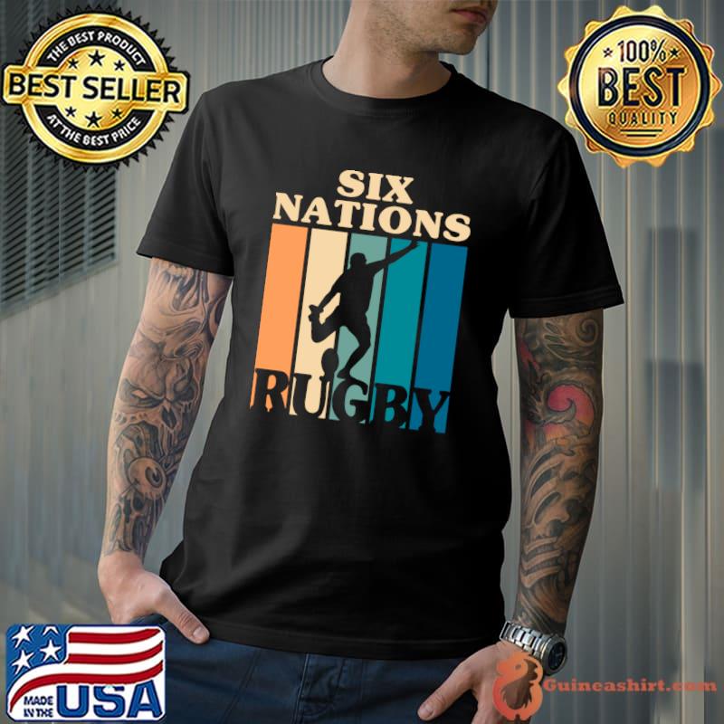 Rugby 6 Nations England France Wales Scotland Italy Ireland T-Shirt