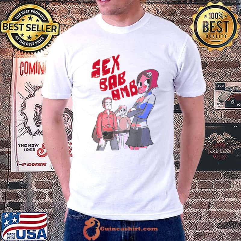 Scott Pilgrim Vs The World Sex Bob Omb Band Shirt Unisex