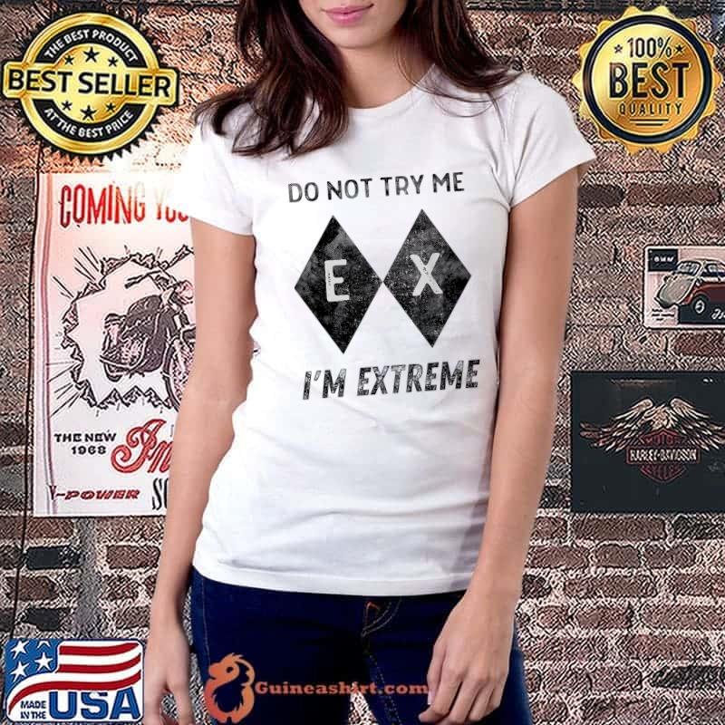 Skiing Ski Slope Black Extreme Im Difficult Snowboard Grunge T-Shirt Ladiestee