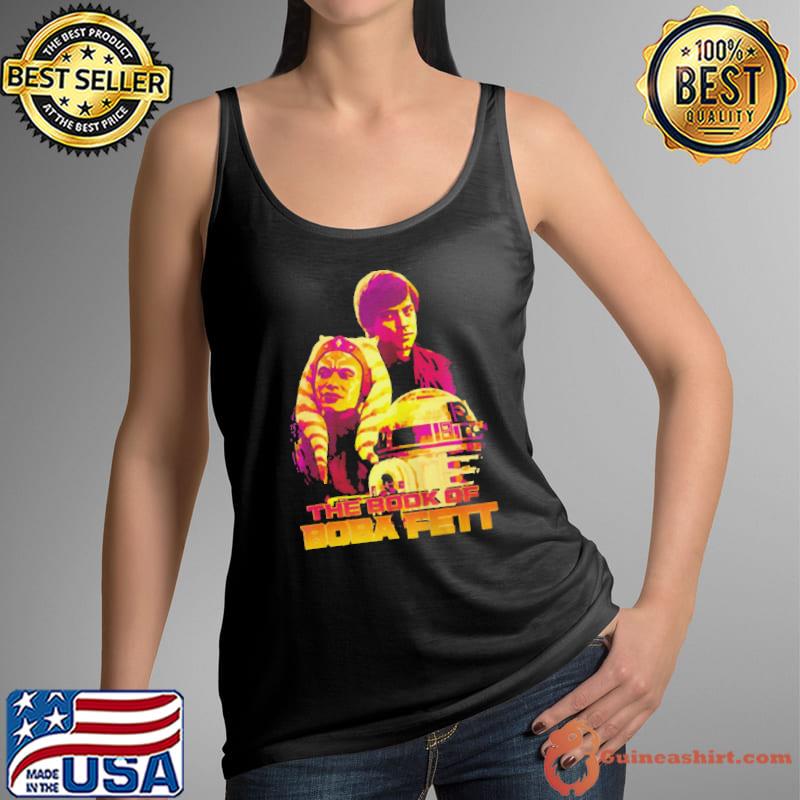 Star wars the book of boba fett jedI characters poster Tank Top