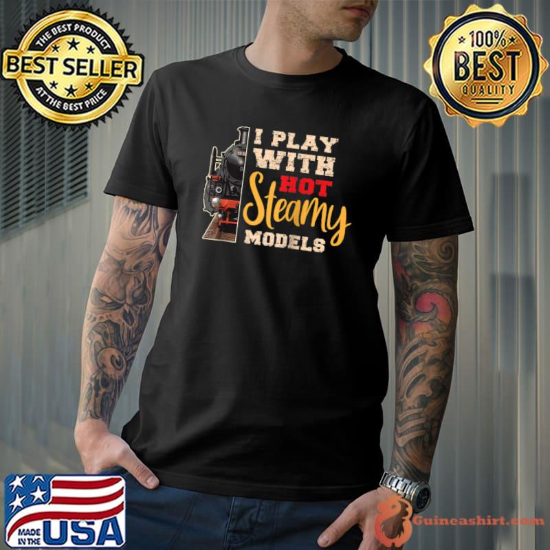 Steam Engine Train Locomotive Model Trains Engineer T-shirt