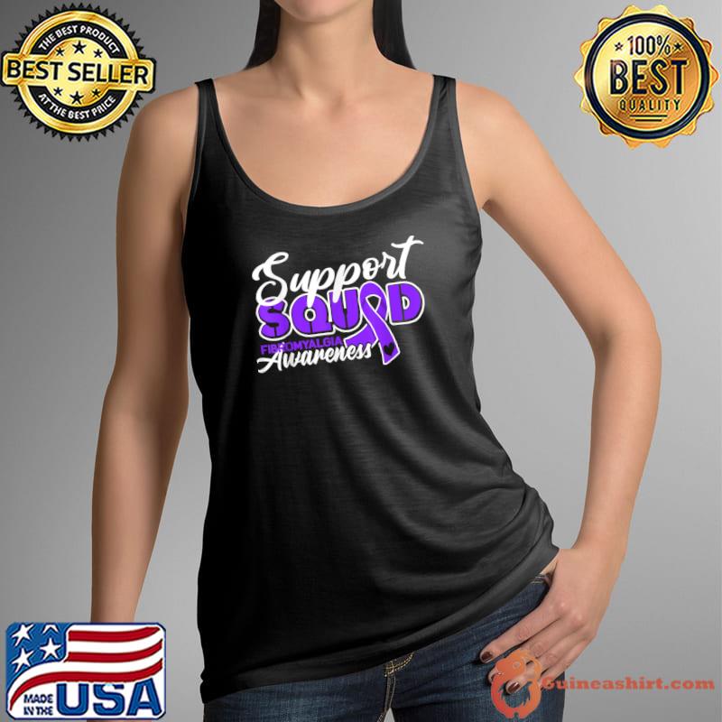 Support Squad I Chronic Pain Response Fibromyalgia Awareness T-Shirt Tank Top