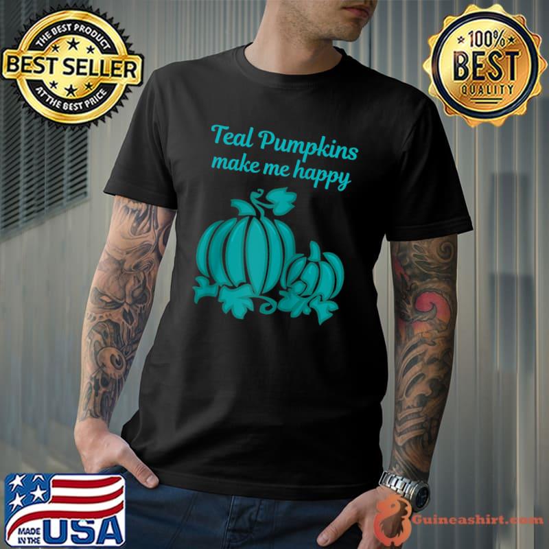 Teal Pumpkin project Halloween Food Allergy Awareness Mom T-shirt