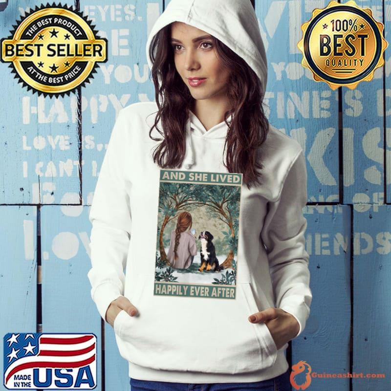 Top Nice Bernese Mountain Happily Ever After Vertical Poster Shirt