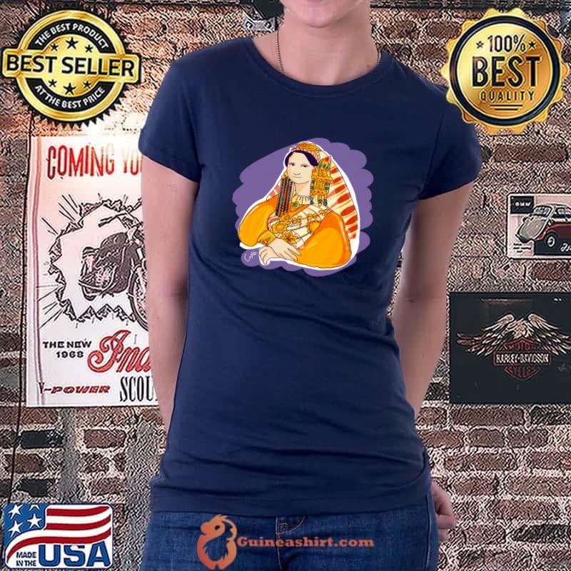 Traditional Libyan Monalisa - Libyan Fusion By Jazmaniart T- Ladiestee