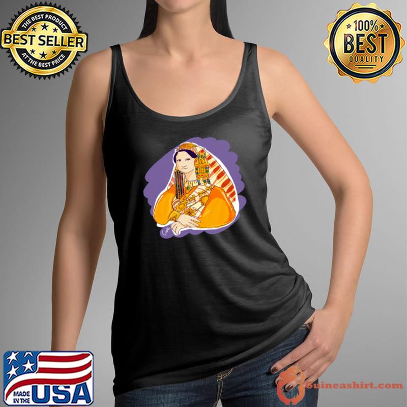 Traditional Libyan Monalisa - Libyan Fusion By Jazmaniart T- Tank Top