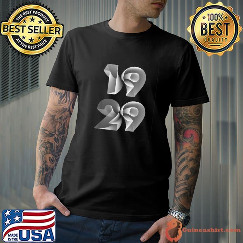 Vintage 1929 93th Birthday Men Women Age 93 Years old 1929 T-Shirt