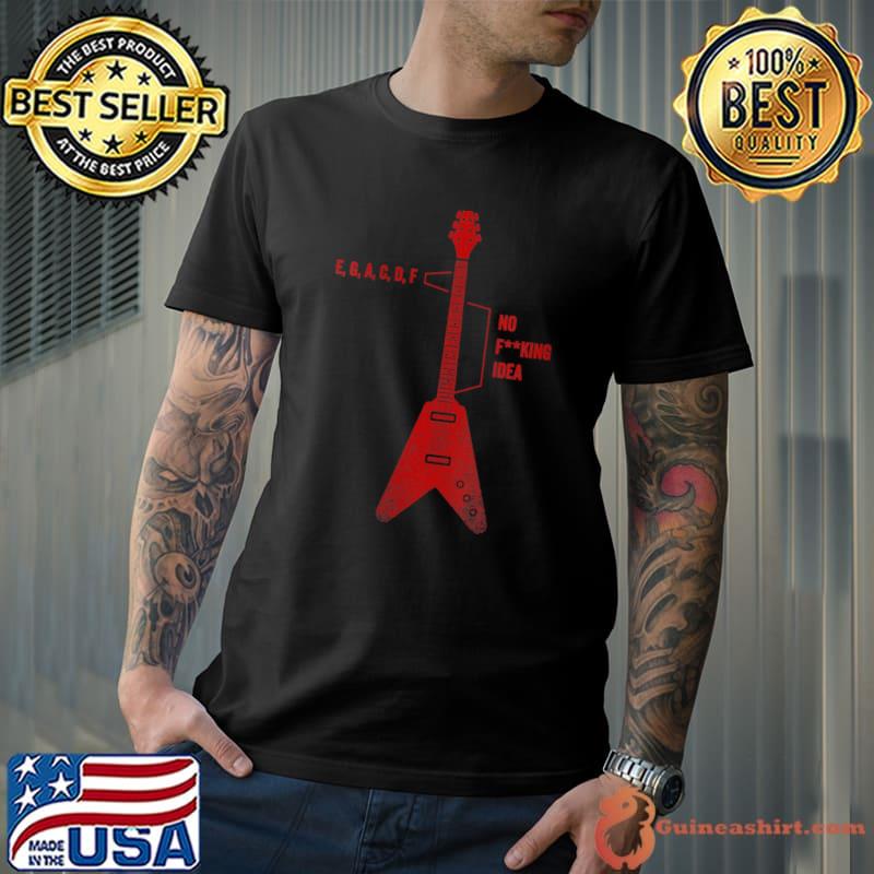 Vintage Acoustic Guitar A Guitar Musician T-Shirt Unisex
