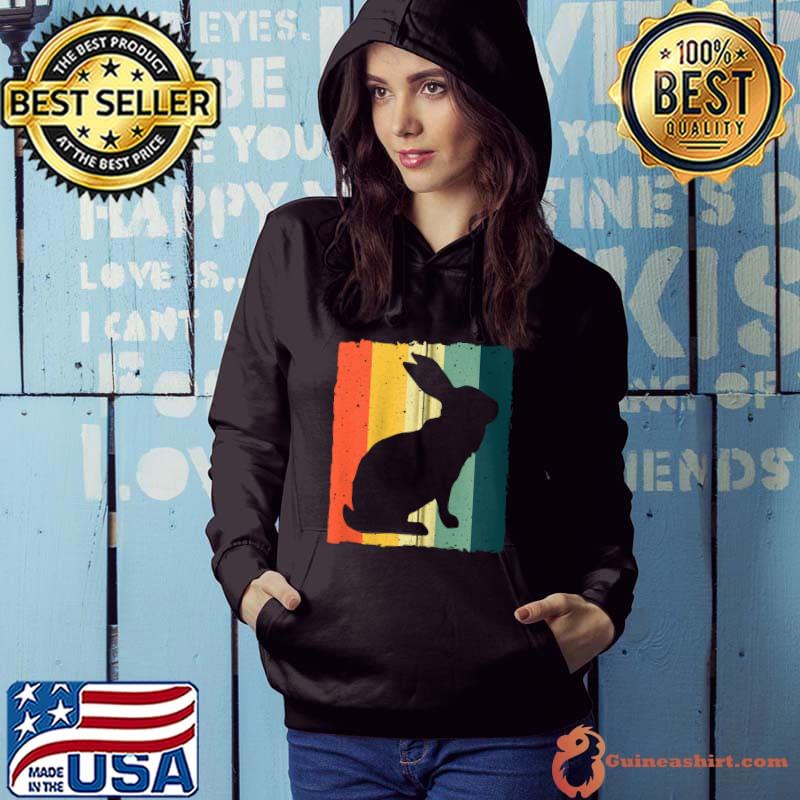Vintage Rabbit Design Bunny Lover Men Women Boys Girls Kids T-shirt
