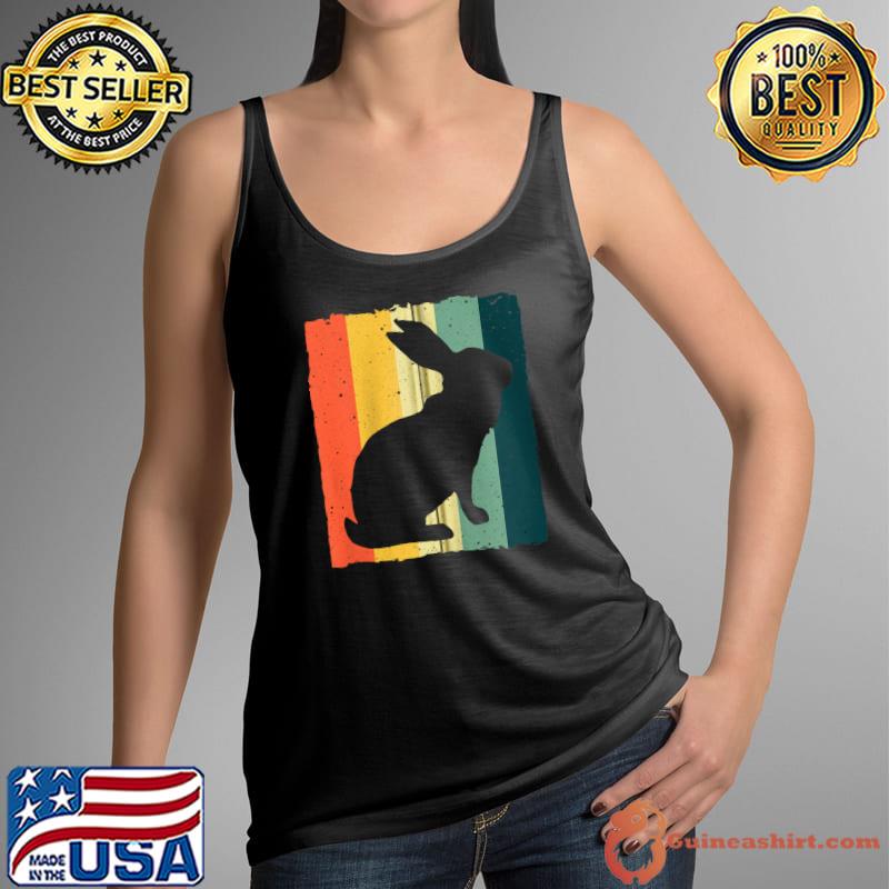 Vintage Rabbit Design Bunny Lover Men Women Boys Girls Kids T- Tank Top