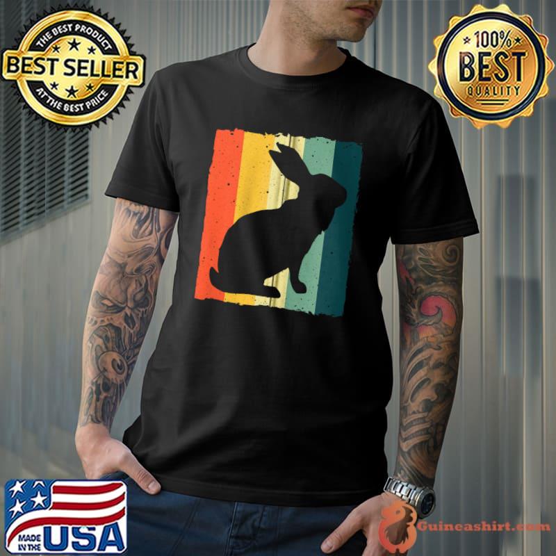 Vintage Rabbit Design Bunny Lover Men Women Boys Girls Kids T- Unisex