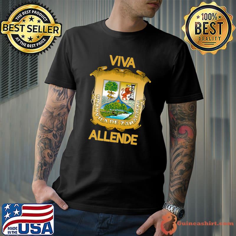 Viva Allende Coahuila Estado De Mexico Escudo Eagle Aguila Premium T-Shirt