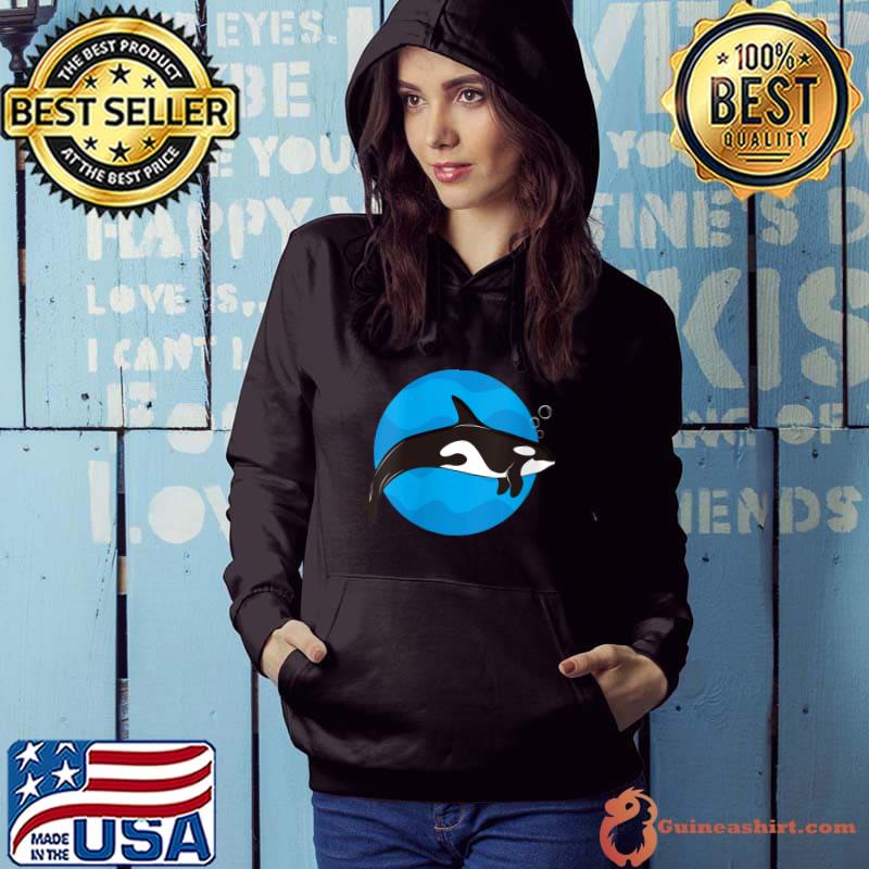 Whale Killer whale ocra killer shark lover T- Hoodie