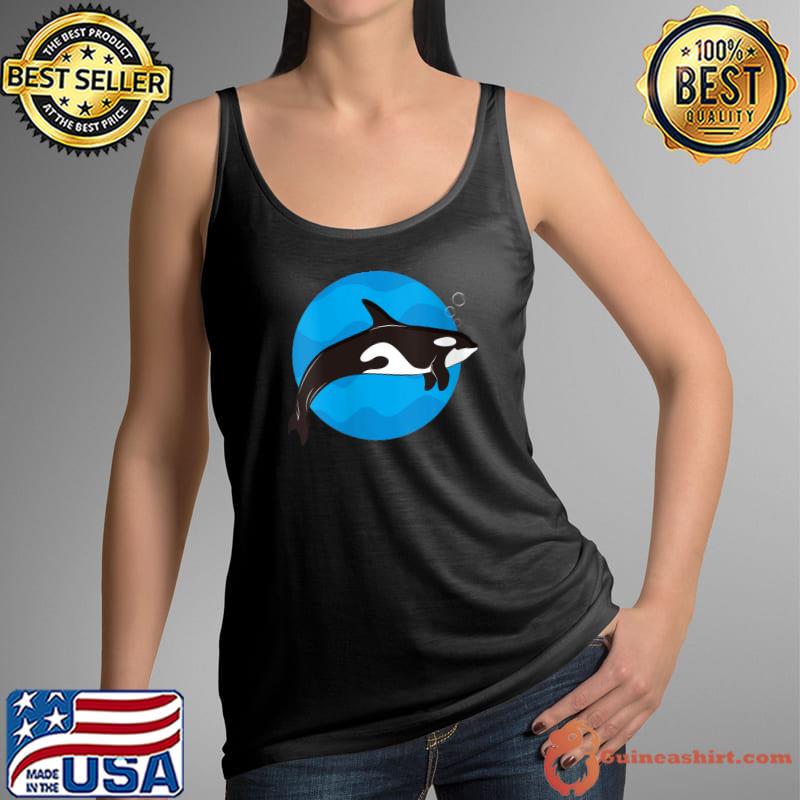 Whale Killer whale ocra killer shark lover T- Tank Top