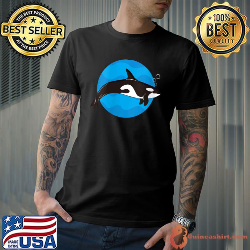 Whale Killer whale ocra killer shark lover T-shirt