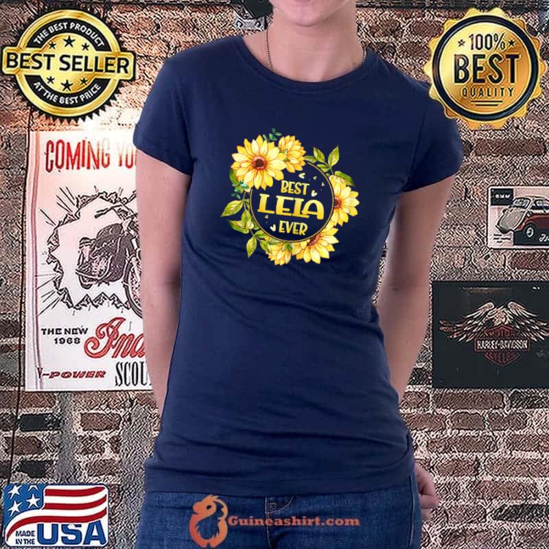 Womens Best Lela Ever Sunflower Shirt Lela Mothers Day Gift T-Shirt Ladiestee