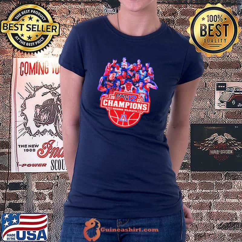 Arizona wildcats 2022 pac 12 champions shirt