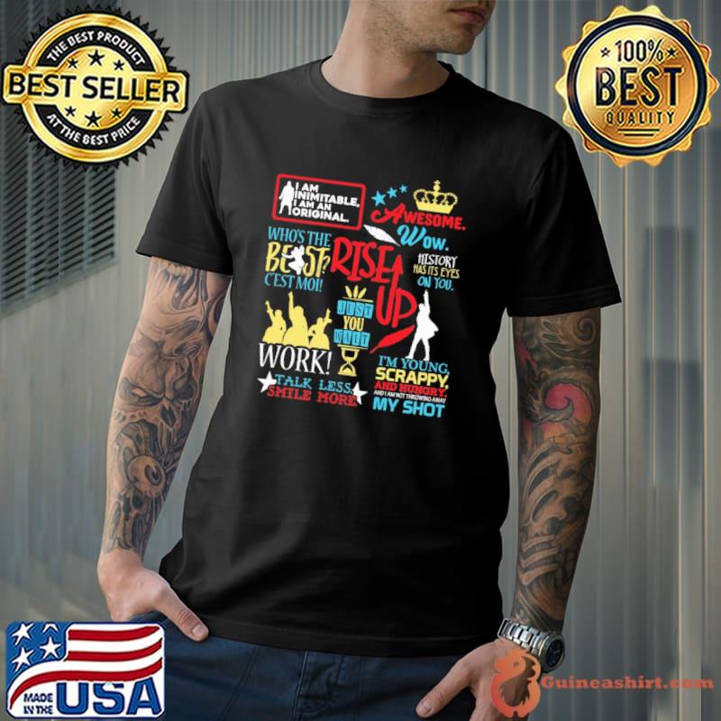 Awesome Wow i am inimitable rise up just you work shirt