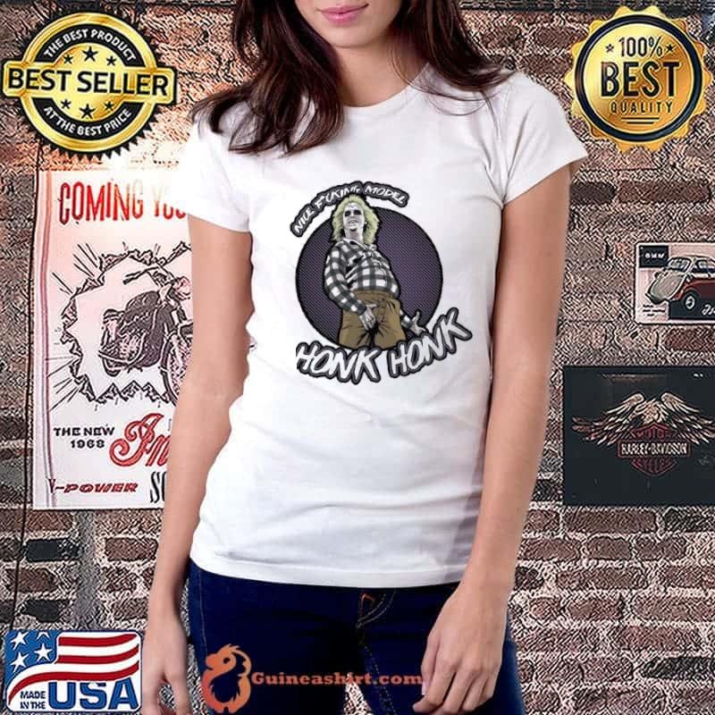 Beetlejuice Honk Slogan 80s Cult Film Funny Vintage Shirt